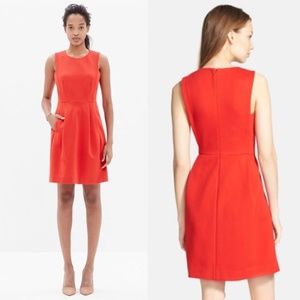 Madewell Abroad Ponte Knit Dress